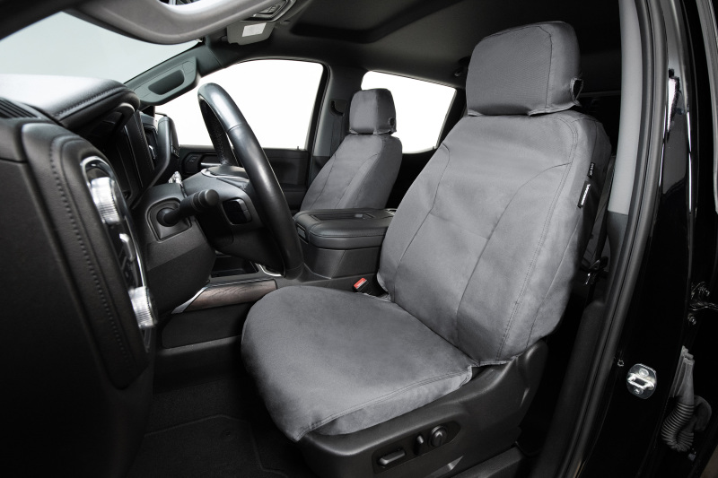 Covercraft 16-23 Toyota Tacoma Waterproof Polyester SeatSaver Custom Front Row Seat Covers - Grey