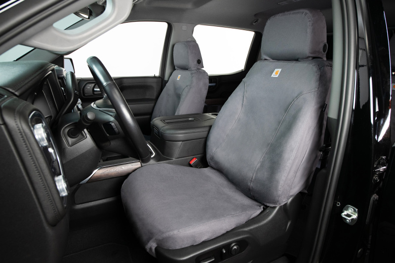 Covercraft 21-23 Chevrolet Tahoe Carhartt SeatSaver Custom Second Row Seat Covers - Gravel