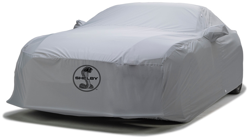 Covercraft 20-22 Ford Mustang  Custom Weathershield Hp Car Cover w/ Blk  Snake Medallion Logo