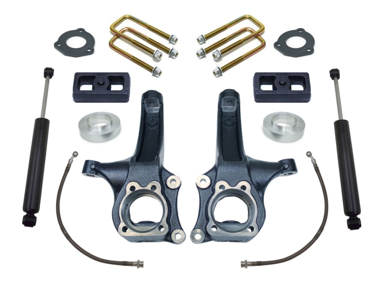 MaxTrac 15-18 Chevrolet Colorado 2WD 6.5in/3in MaxPro Spindle Lift Kit w/MaxTrac Shocks