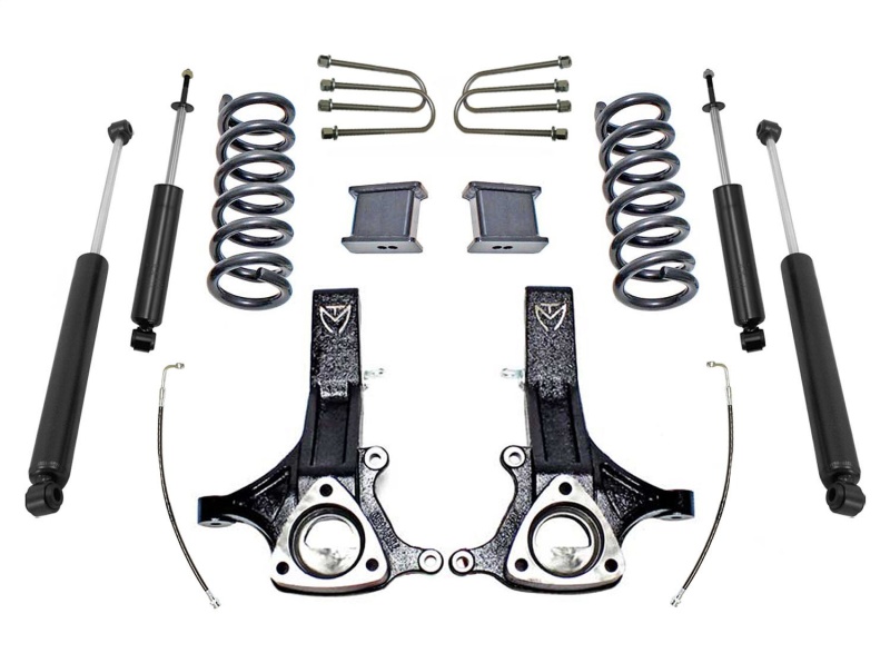MaxTrac 02-08 Dodge RAM 1500 2WD 4.7L V8 7in/4in MaxPro Spindle Lift Kit w/MaxTrac Shocks
