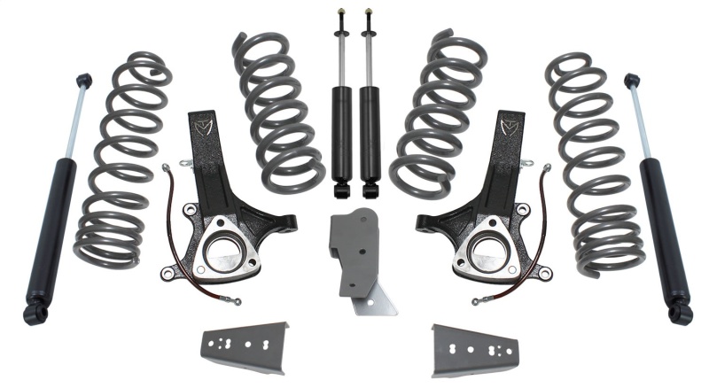 MaxTrac 09-18 RAM 1500 2WD 4.7L V8 7in/4.5in MaxPro Spindle Lift Kit w/MaxTrac Shocks