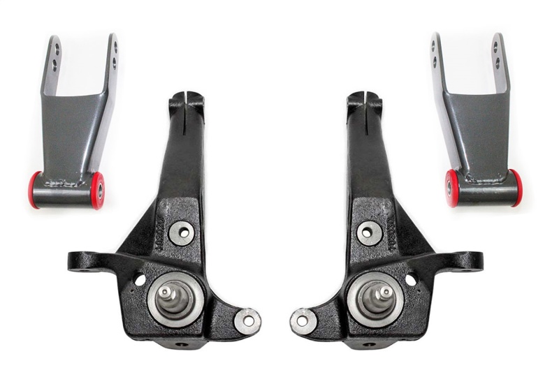 MaxTrac 98-00 Ford Ranger 2WD w/Coil Susp. (Non Stabilitrak) 4in/2in Spindle Lift Kit