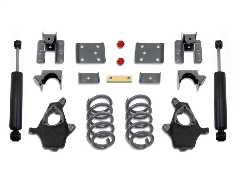 MaxTrac 14-16 GM C/K1500 2WD/4WD Extended/Crew Cab w/Cast Steel Susp. 4in/6in Lowering Kit