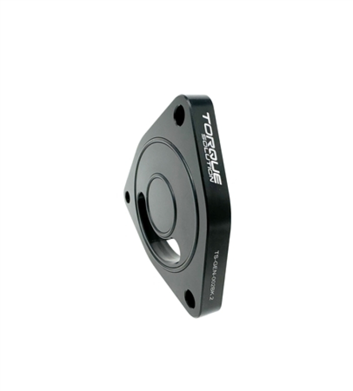 Torque Solution V2 Blow Off BOV Sound Plate (Black): Multiple Applications