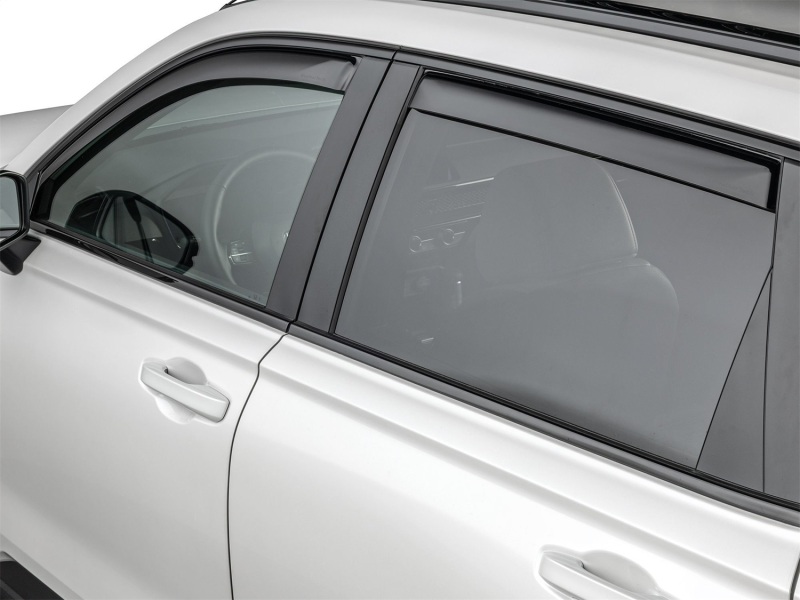 WeatherTech 23-25 Honda CR-V/Hybrid Front & Rear Side Window Deflectors - Dark Tint