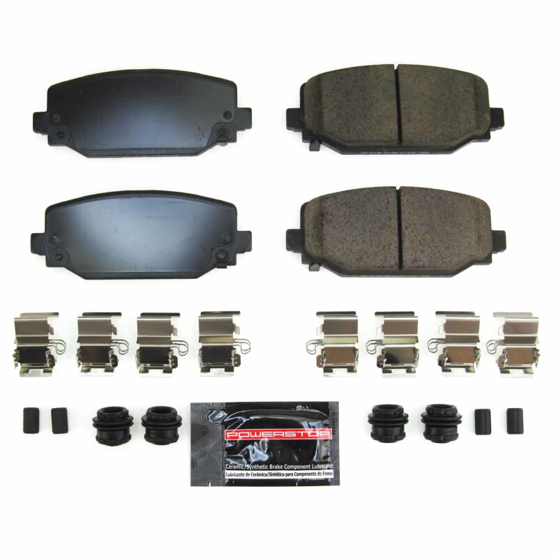 PowerStop - Z23 Daily Driver Carbon-Fiber Ceramic Brake Pads with Hardware Kit