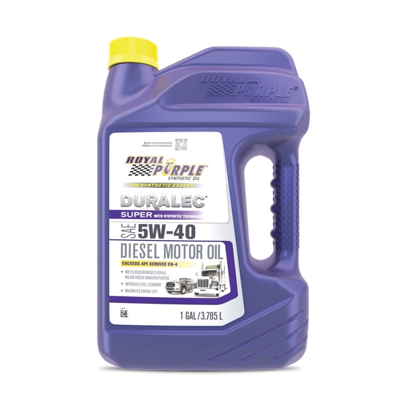 Royal Purple Duralec Super Diesel 5W40 CK-4 Motor Oil - 1 Gallon