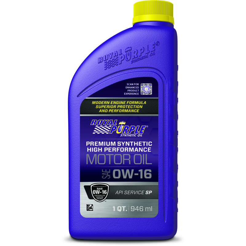 Royal Purple High Performance Ultra-Low Viscosity 0W16 Motor Oil - 1 Quart