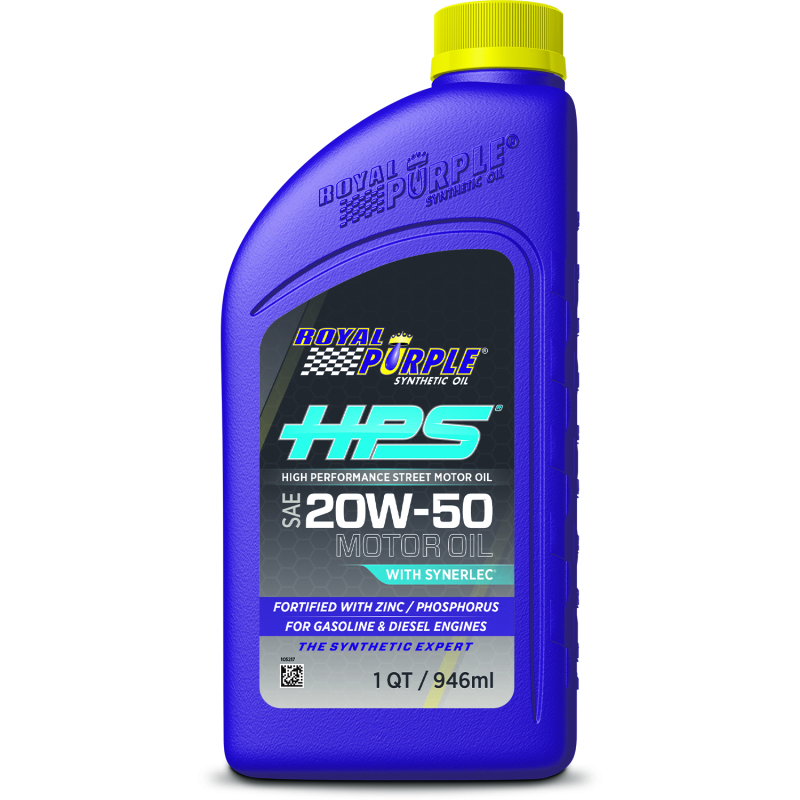 Royal Purple HPS Synthetic High Performance Street 20W50 Motor Oil - 1 Quart