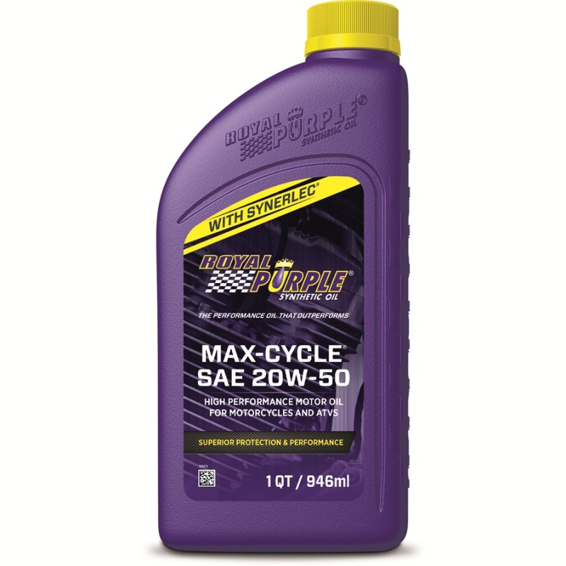 Royal Purple Max-Cycle Synthetic 20W50 Motorcycle Oil - 1 Quart