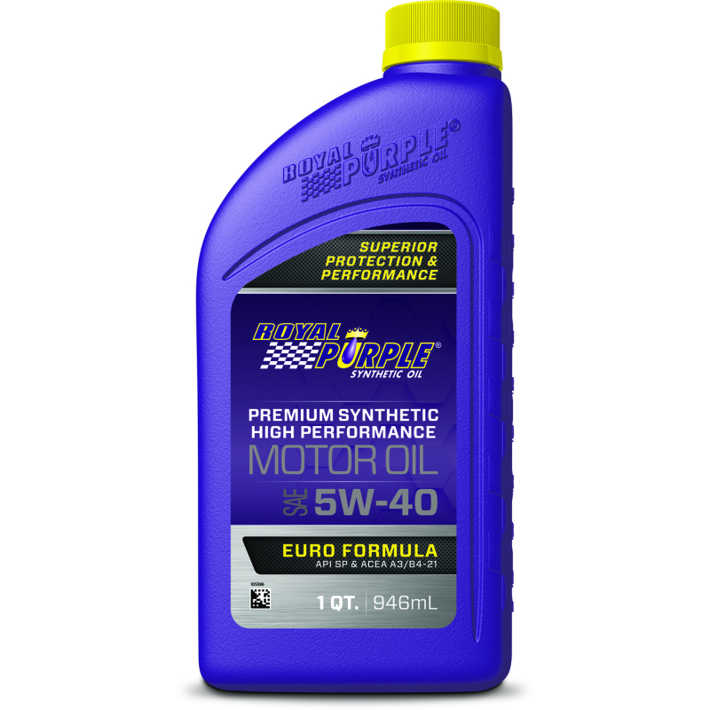 Royal Purple Premium Synthetic High Performance Euro Formula 5W40 Motor Oil - 1 Quart