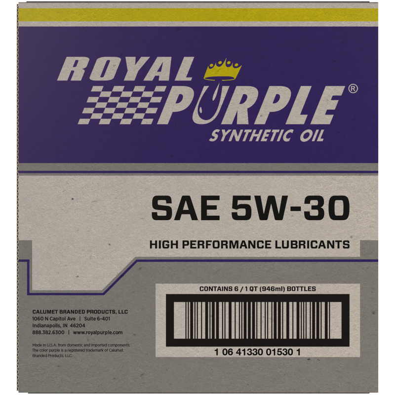 Royal Purple Premium Synthetic High Performance Multi-Grade 5W30 Motor Oil - 1 Quart