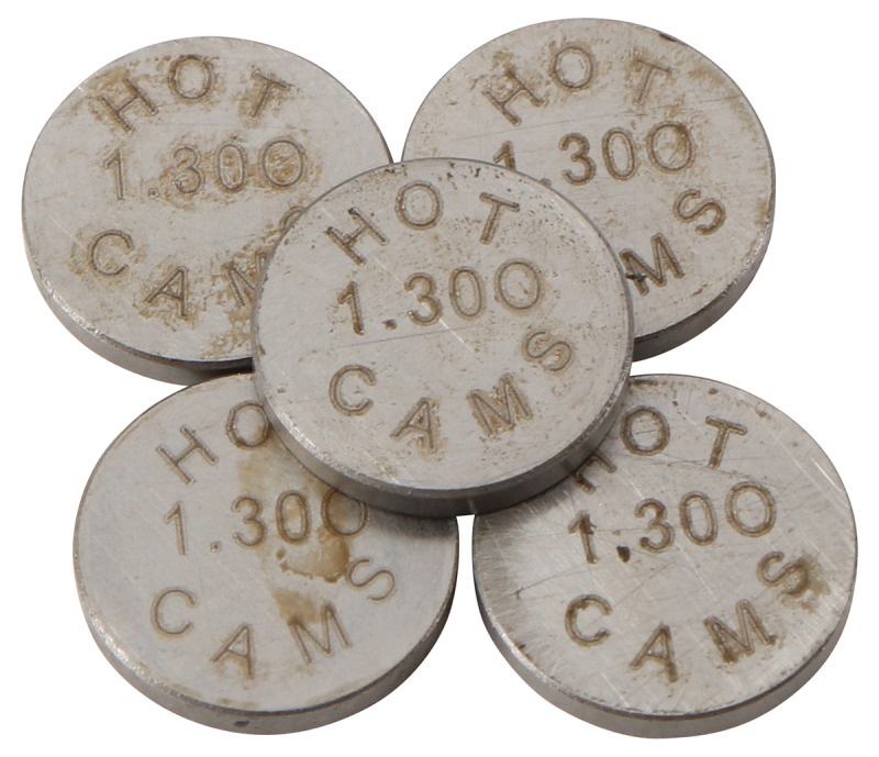 Hot Cams 04-08 400 DVX/02-16 CRF 450 R 1.300mm Shim Kit - 5 Pack