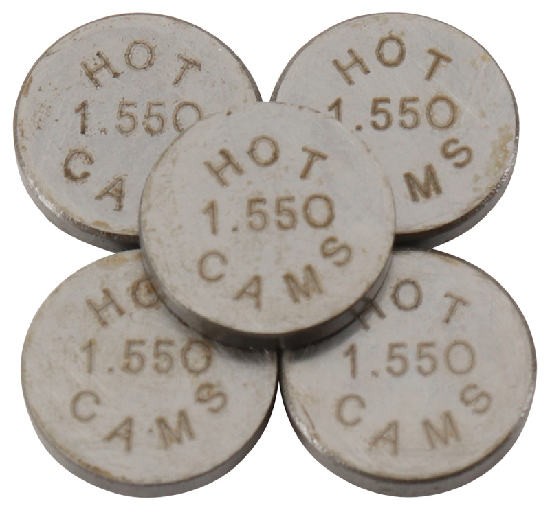 Hot Cams 04-08 400 DVX/02-16 CRF 450 R 1.550mm Shim Kit - 5 Pack