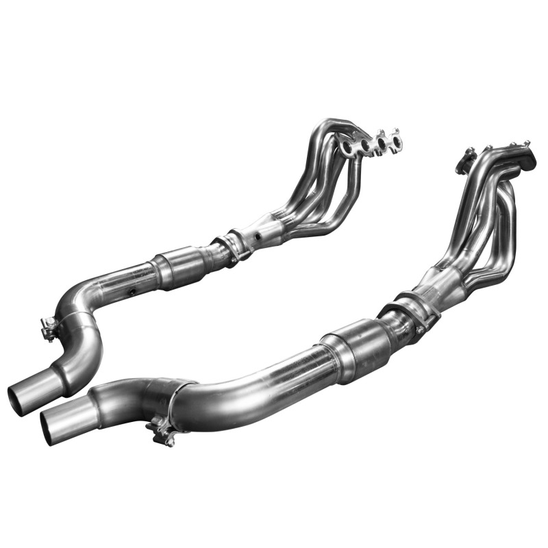 Kooks 15-24 Ford Mustang GT/D.H. 1-7/8in x 3in SS Headers w/ H.O. Green Catted Conn.