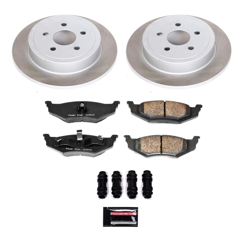 Power Stop 96-06 Chrysler Sebring Rear Semi-Coated Rotor Kit