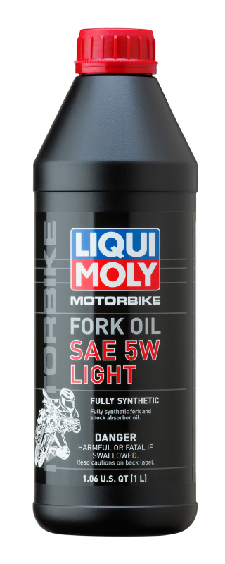 LIQUI MOLY 1L Motorbike Fork Oil SAE 5W Light