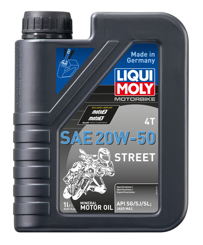 LIQUI MOLY 1L Motorbike 4T SAE 20W50 Street