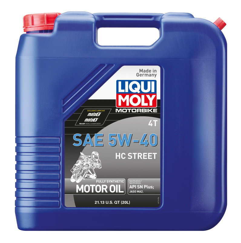 LIQUI MOLY 20L Motorbike 4T SAE 5W40 HC Street