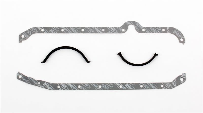Cometic Chevrolet Gen-1 Small Block V8 .094i Fiber Oil Pan Gasket Kit Right Side Dipstick Thin Front