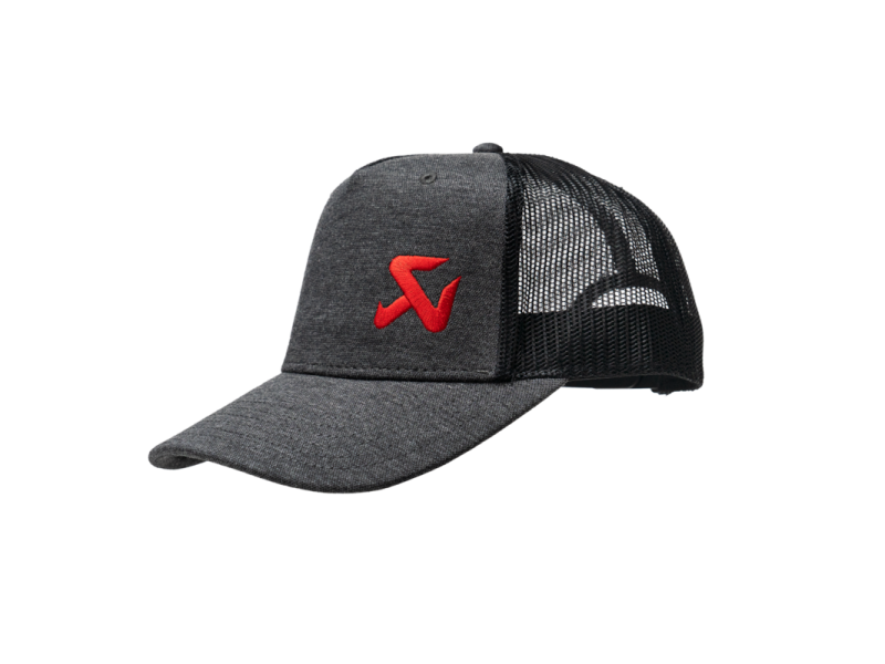 Akrapovic Logo Trucker Cap - Ash Grey / Black Mesh