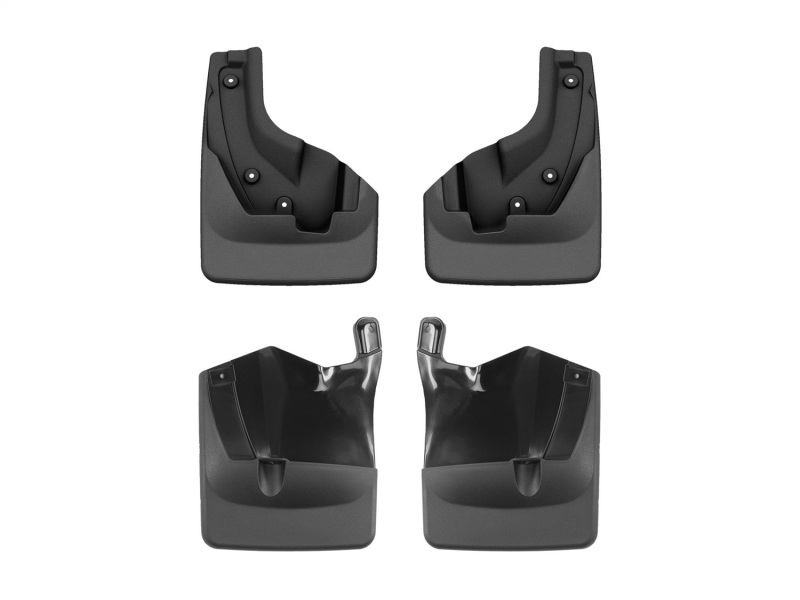 WeatherTech 22-24 Subaru Forester Incl. Wilderness Front & Rear No Drill MudFlaps - Black