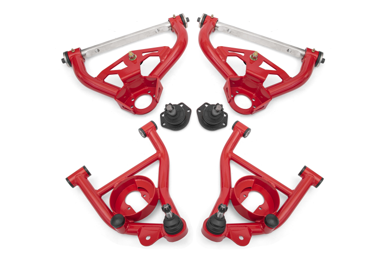 BMR 78-87 GM G-Body Non-Adjustable A-arm Kit - Red