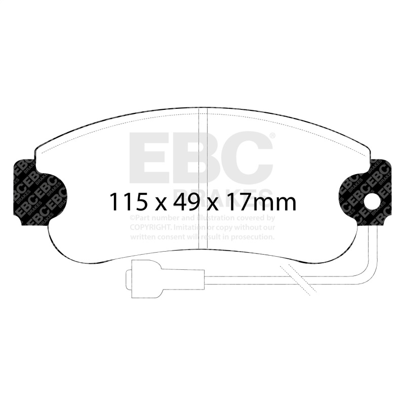 EBC S20 Brake Pad and Rotor Kit