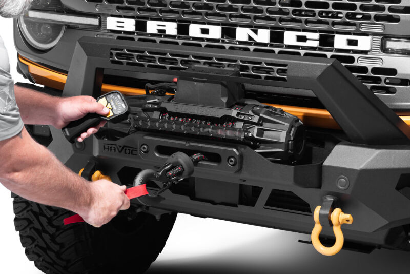 RealTruck Universal Traction Recovery 13K Winch - Black