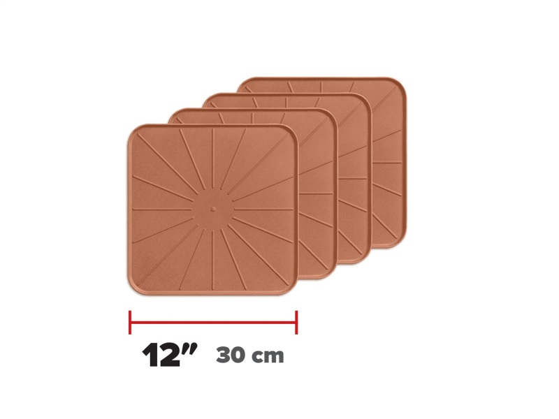 WeatherTech Home Surface Protectors 12in. Square - Terracotta (4pc Set)