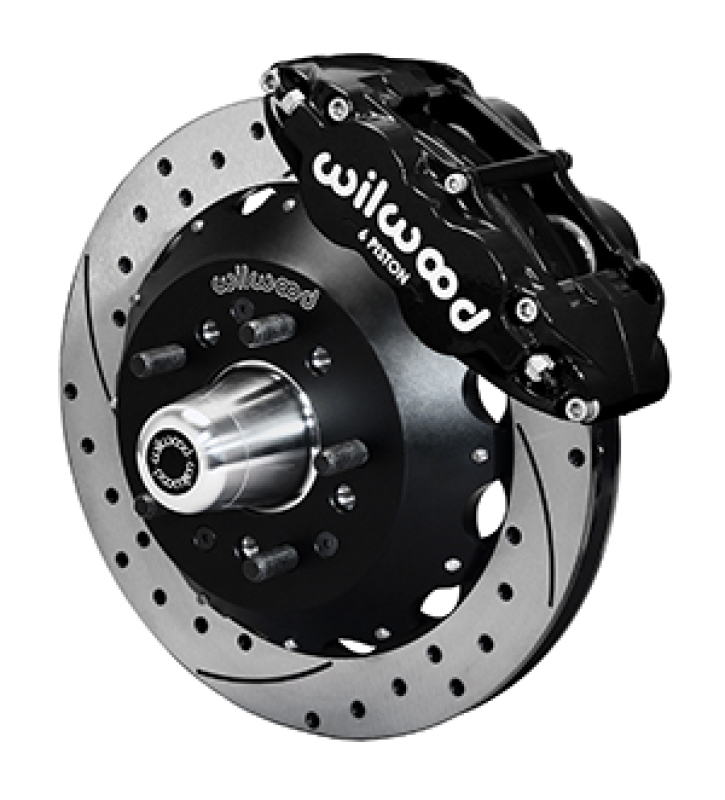 Wilwood 65-68 Chevrolet Impala W/ Drum Spindle FNSL6R - 12.88 inch Venter GT Rotor Drilled
