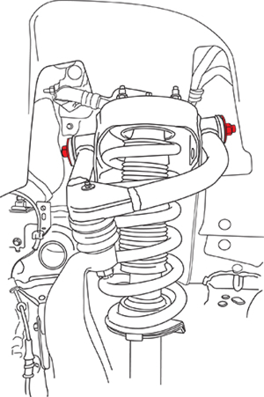 SPC Performance Control Arm Hardware