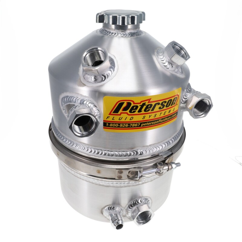Peterson Fluid Systems Oil Tank 3 Gallon Dual Return In Dual BR