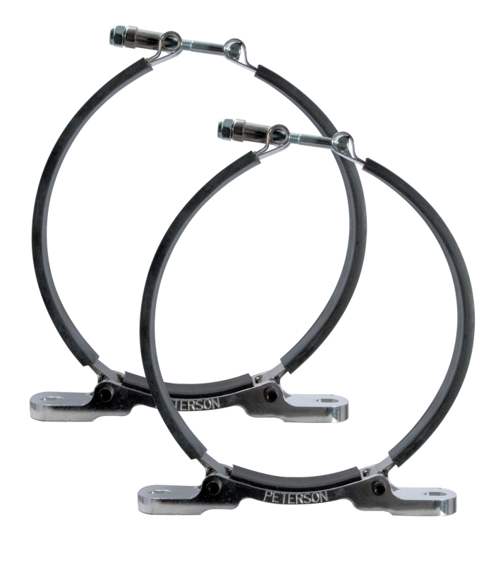 Peterson Fluid Systems 9in Tank Mount Brackets (Pair)