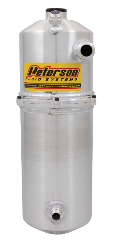 Peterson Fluid Systems Oil Tank L/W 2Pc 2 Gallon Single Return