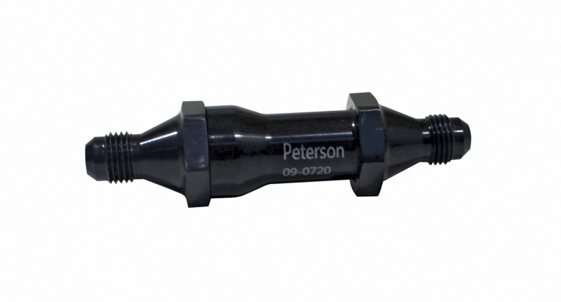Peterson Fluid Systems Inline Fuel Filter -8AN