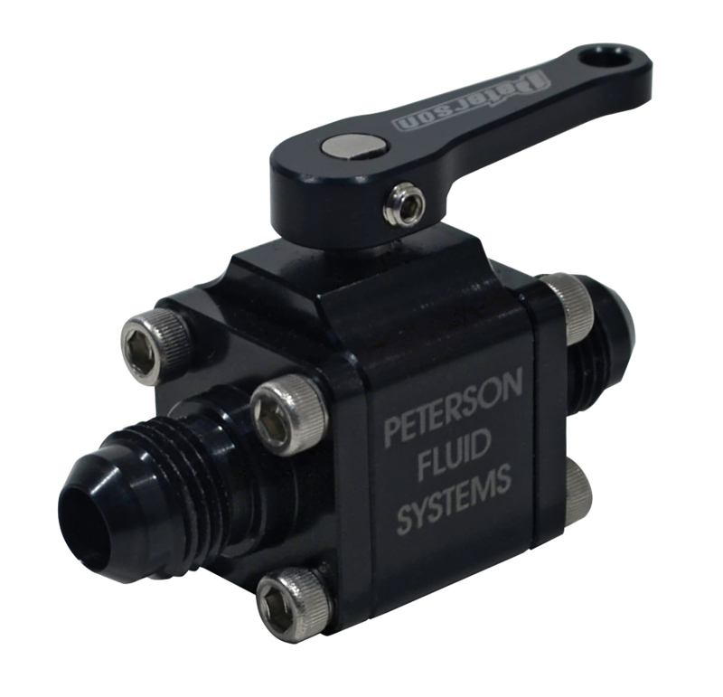 Peterson Fluid Systems Ball Valve Assembly -6AN x -6AN
