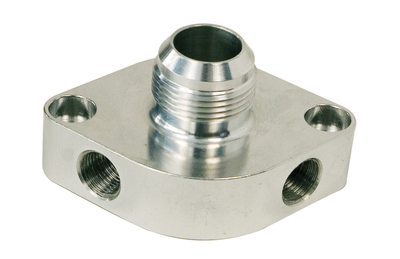 Peterson Fluid Systems -16AN SBC Waterneck w/ (2) 3/8in NPT Ports