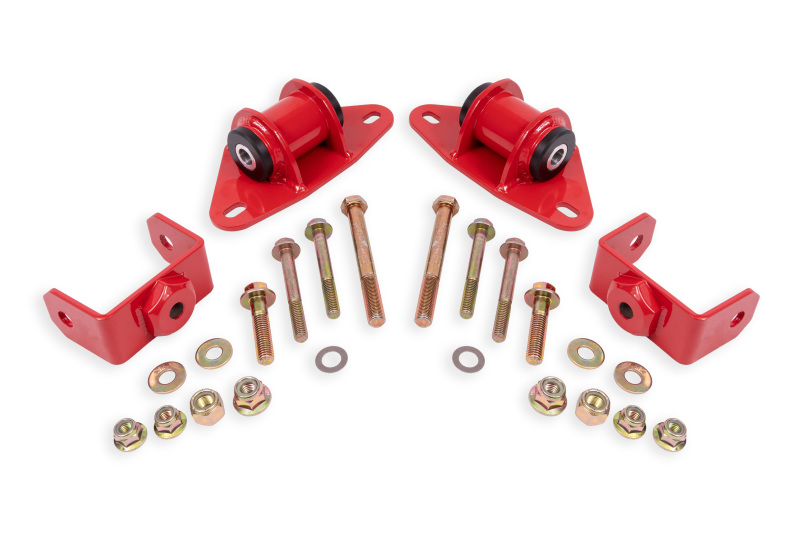 BMR 14-19 Chevrolet Corvette Motor Mount Kit - Red