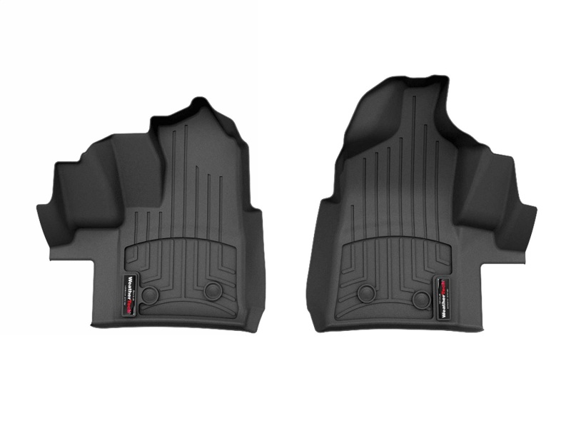 WeatherTech 23-24 Ford Transit (Vinyl Floors) Front FloorLiner - Black