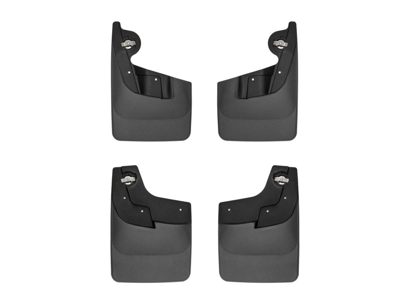 WeatherTech 23-24 Chevrolet Colorado No Drill Front & Rear MudFlaps - Black