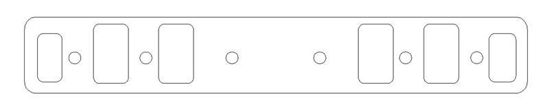 Cometic Oldsmobile 400/455 Gen-2 Rocket V8 .060in Fiber Intake Mani Gasket Set
