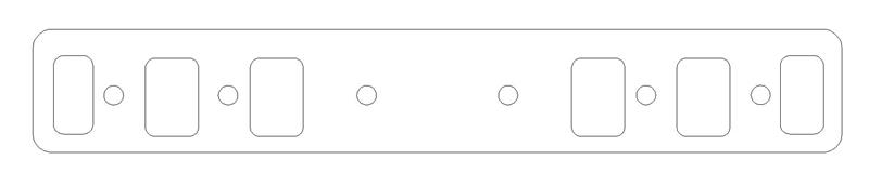 Cometic Oldsmobile 330/350/403 Gen-2 Rocket V8 .060in Fiber Intake Mani Gasket Set