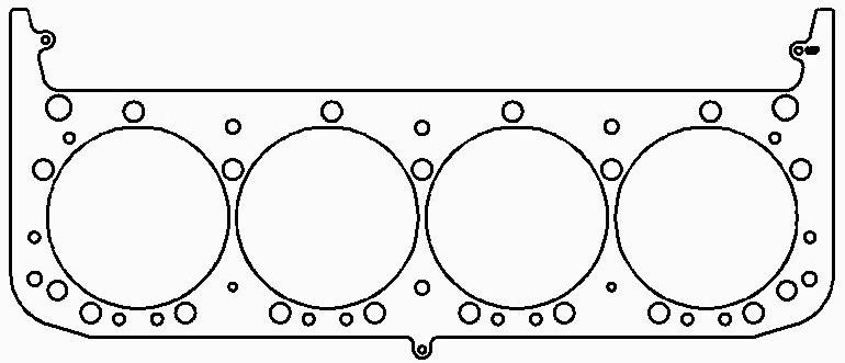 Cometic Chevy Gen1 Small Block V8 .036in MLX Cyl Head Gasket-4.220in Bore-All Pro Heads-Round Bore