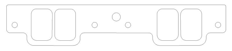 Cometic Chevy Gen-1 Small Block V8 .059in CFM-20 Intake Manifold Gasket Set - Brodix GB 2000 Heads