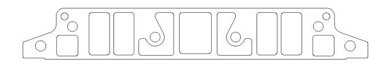Cometic Buick 455 Big Block V8 .060in Fiber Intake Mani Gasket Set-1.156in x 2.422in Rectangle Port