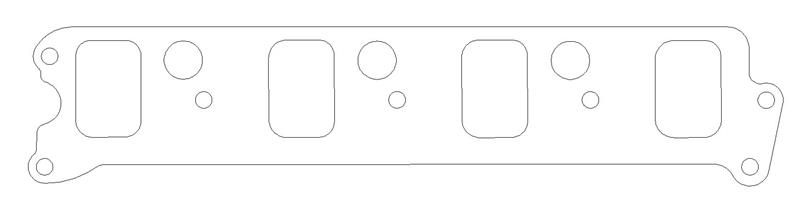 Cometic Chevrolet Gen-1 Small Block V8 .060in Fiber Intake Manifold Gasket Set - Brodix BD Heads