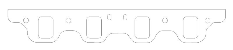 Cometic Ford 500 JC50 Pro Stock V8 .030in MLS Exhaust Manifold Gasket Set - 2.200in Round Port