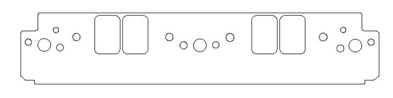 Cometic Chrysler W8 Head V8 .031in Fiber Intake Manifold Gasket Set - 1.450in x 2.200in Ports